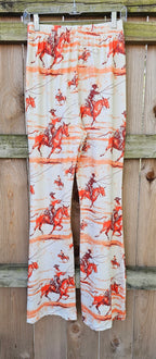 Baha Ranch Retro Western Flare Pants Baha Ranch Western Wear