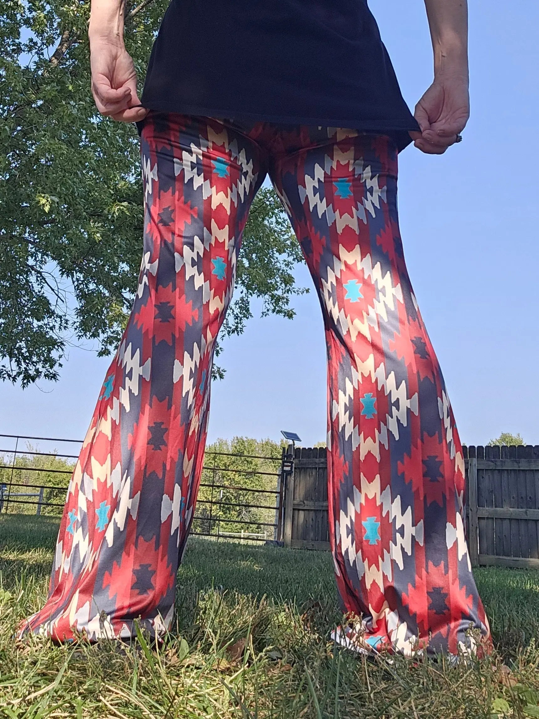 Baha Ranch Sedona Aztec Flare Pants Baha Ranch Western Wear