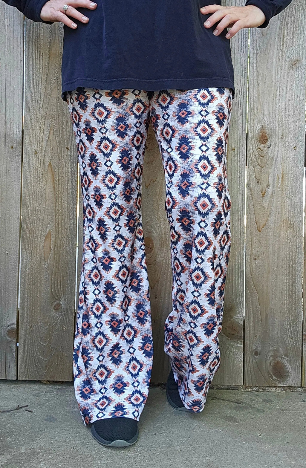 Baha Ranch Southwestern Aztec Flare Pants Baha Ranch Western Wear
