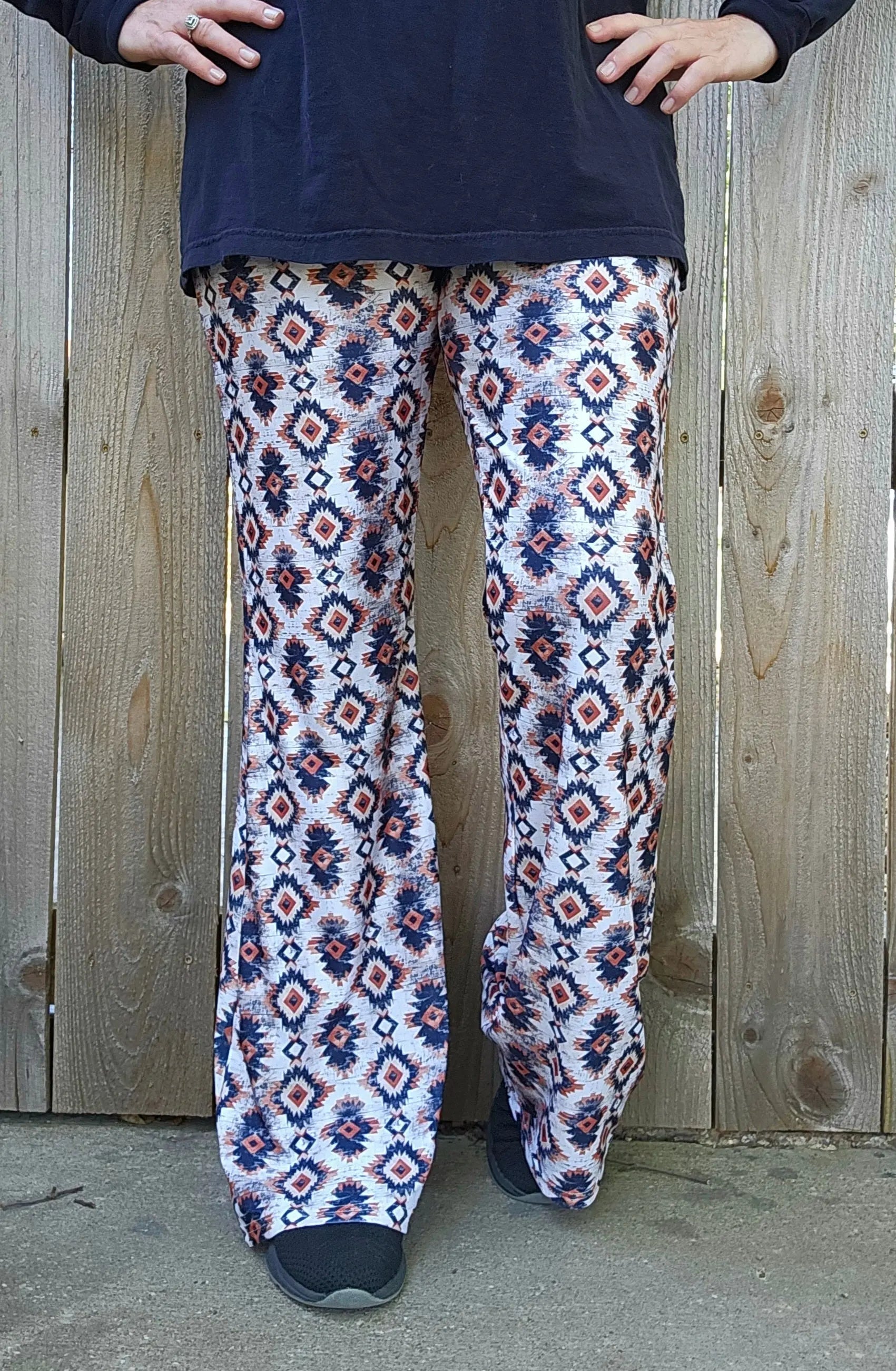Baha Ranch Southwestern Aztec Flare Pants Baha Ranch Western Wear