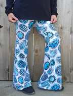 Baha Ranch All Turquoise Flare Pants Baha Ranch Western Wear