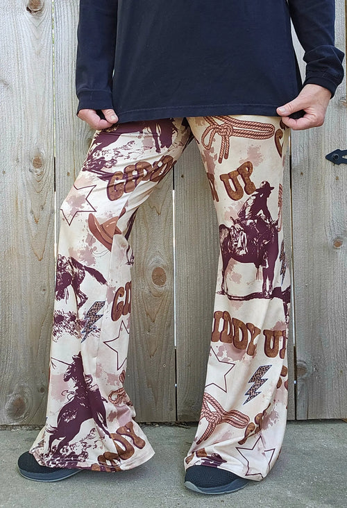 Baha Ranch Cowboy Ranch Flare Pants Baha Ranch Western Wear