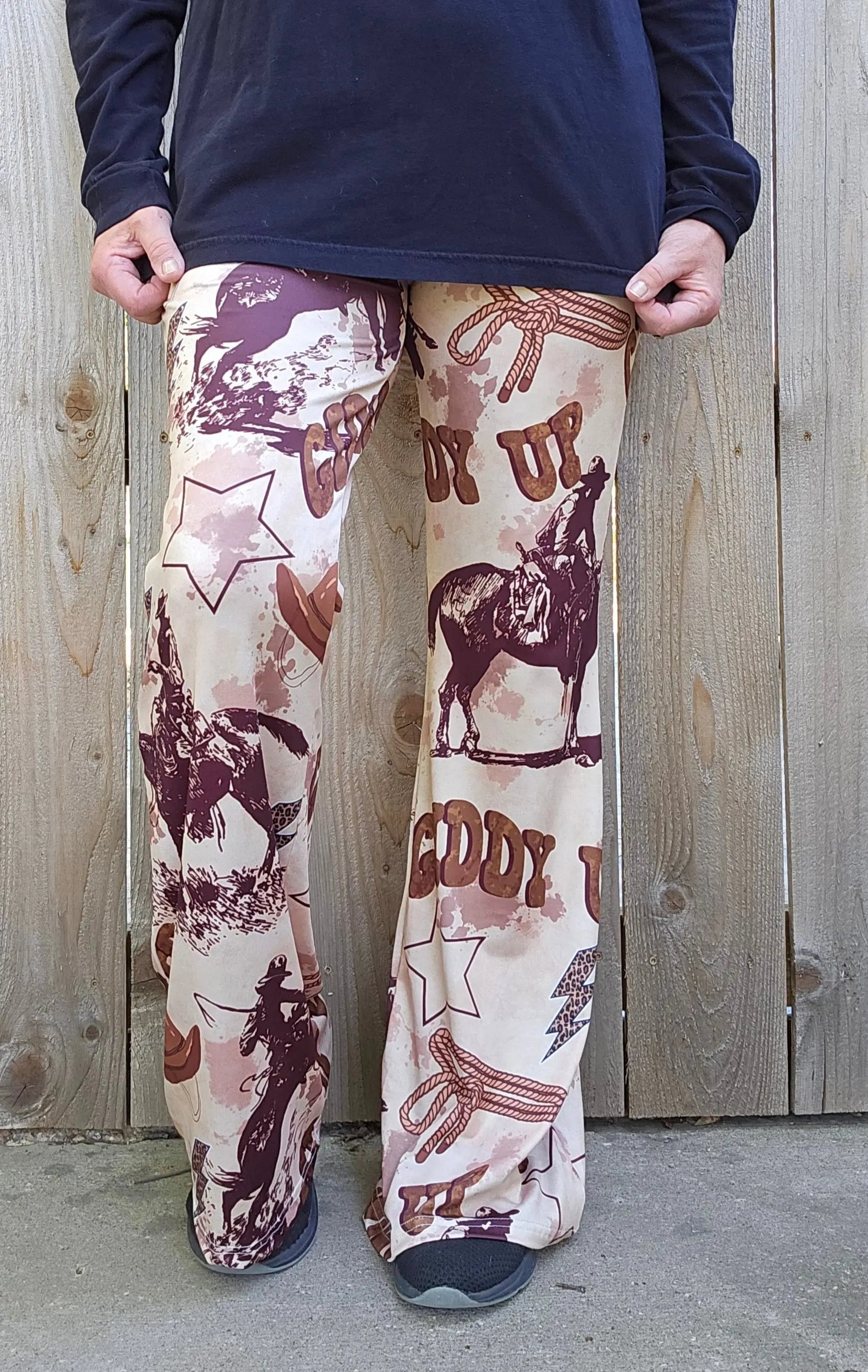 Baha Ranch Cowboy Ranch Flare Pants Baha Ranch Western Wear
