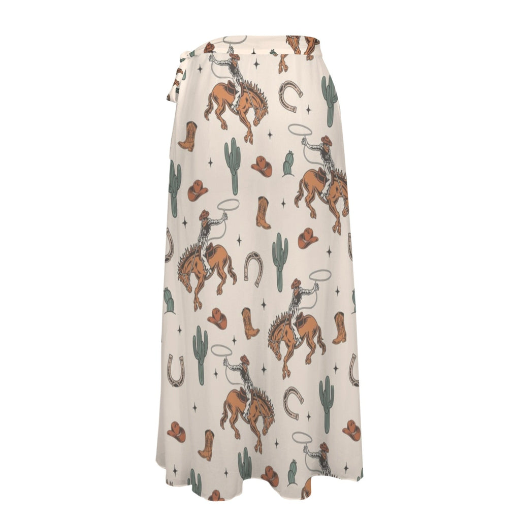 Baha Ranch Rodeo Cowboy Beach Coverup Skirt Baha Ranch Western Wear