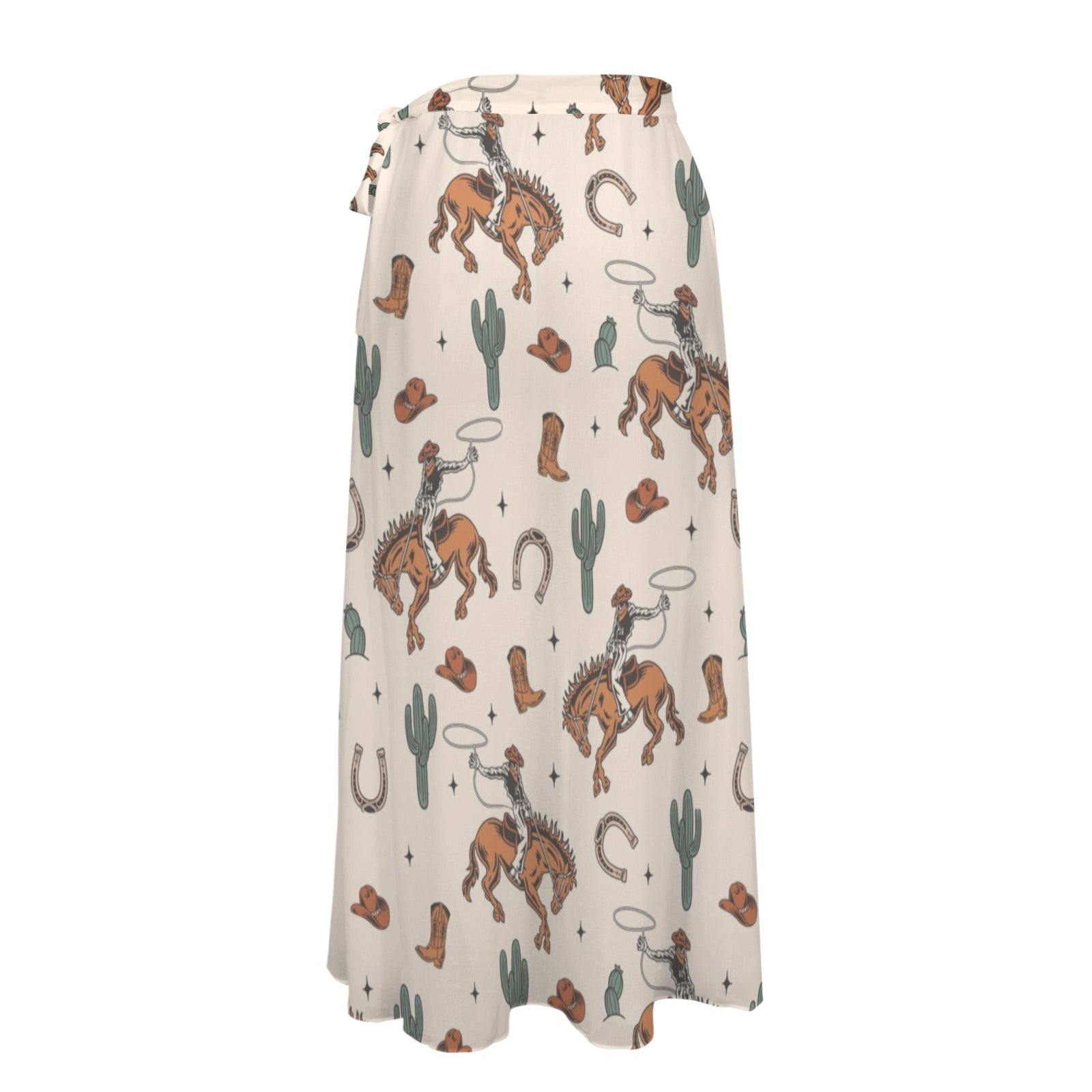 Baha Ranch Rodeo Cowboy Beach Coverup Skirt Baha Ranch Western Wear