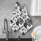 Wild West Cowboys Set of 2 Dish Towels Made in America Baha Ranch Western Wear