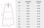 Baha Ranch Retro Pop Western Prairie Maxi Skirt Baha Ranch Western Wear
