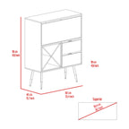 Orchid Bar, Two Drawers, Four Double Liquor Spaces, One Cabinet