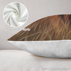 Baha Ranch Beautiful Highland Velvety Soft Pillow Cover Made in America Baha Ranch Western Wear