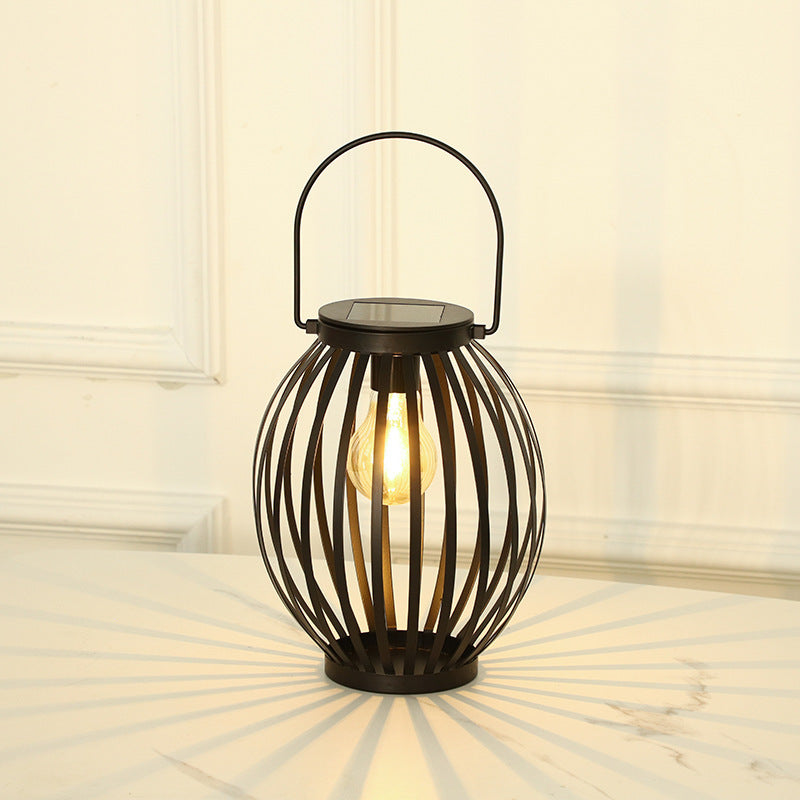 Solar Iron Lamp Outdoor Yard Lamp Garden Lawn Lamp