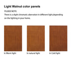Lighted Curio Cabinet with Adjustable Shelves, Mirrored Back, and Tempered Glass Doors, 6-Tier Walnut Finish