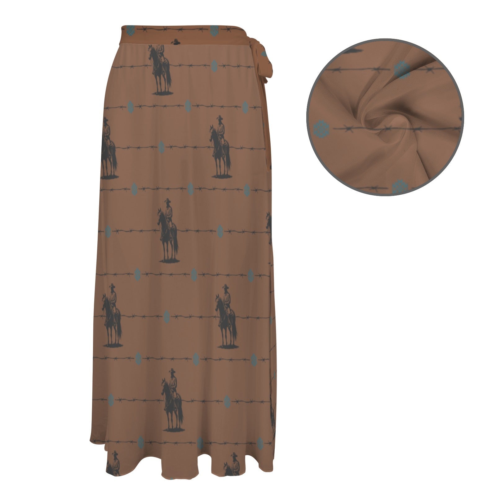Baha Ranch Saddle Up Beach Coverup Skirt Swimwear Cover Up Baha Ranch Western Wear