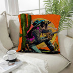 Wild West Cowboy Throw Pillow Case Made in America Baha Ranch Western Wear