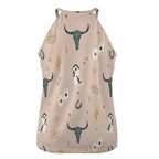 Baha Ranch Cow Skull Western Tank Top Baha Ranch Western Wear