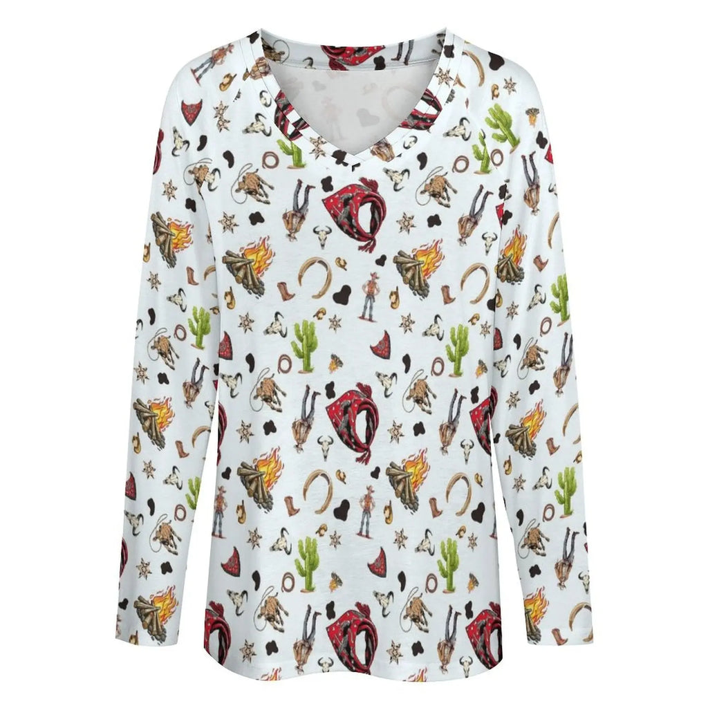 Baha Ranch Western Long Sleeve Top Baha Ranch Western Wear
