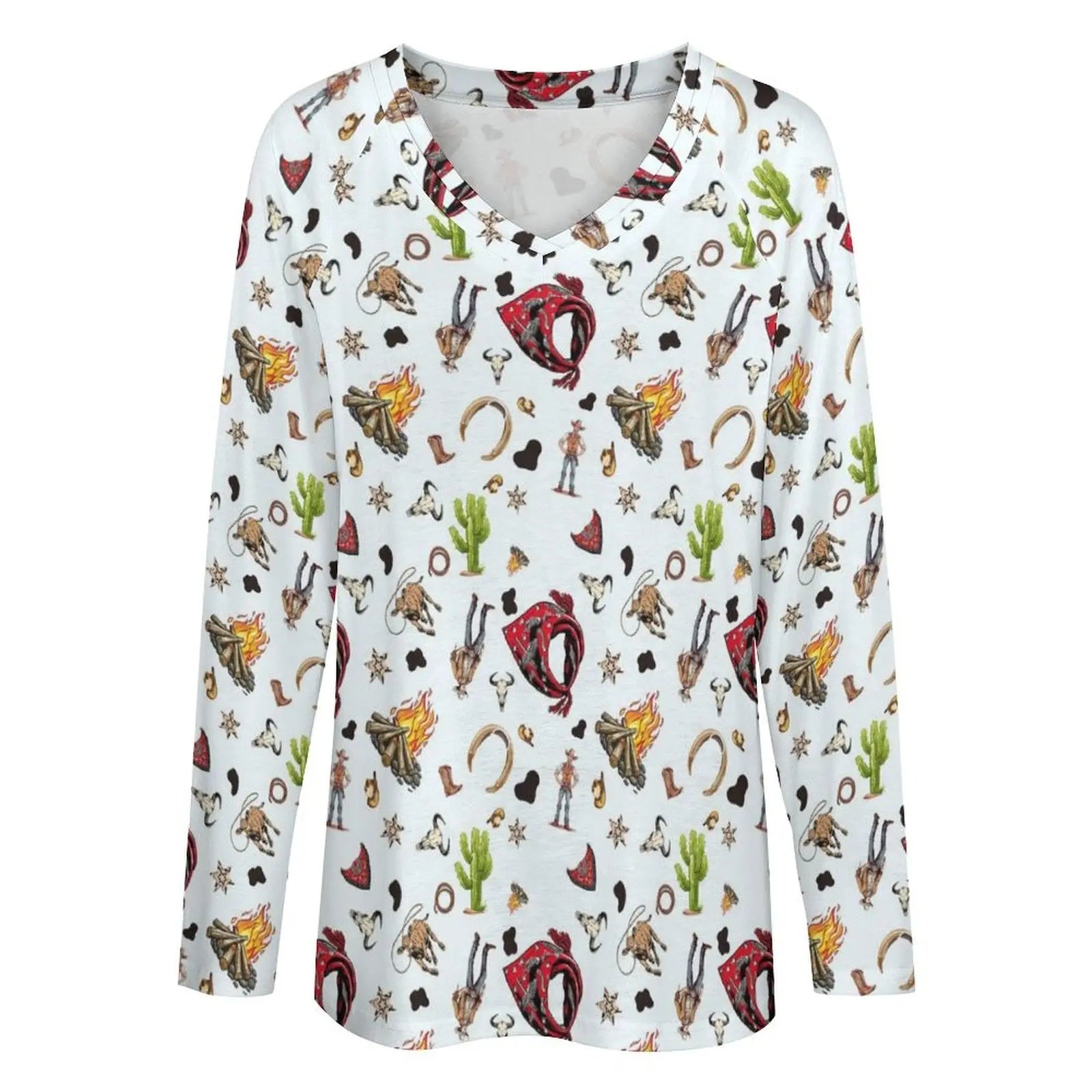 Baha Ranch Western Long Sleeve Top Baha Ranch Western Wear