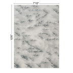 Geometrix GC_DIM1003 Gray 7 ft. 10 in. x 10 ft. 6 in. Contemporary Area Rug with Geometric 3D Effect