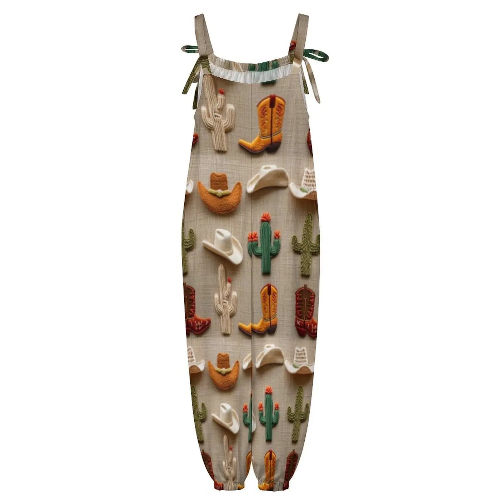 Cactus Boots Hat Western Overalls Jumpsuit Baha Ranch Western Wear