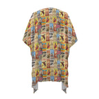 Baha Ranch Vintage Rodeo Poster Duster Kimono Coverup Women's Long Cover Up Baha Ranch Western Wear