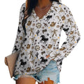 Baha Ranch Western Print Long Sleeve Top Baha Ranch Western Wear