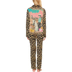 Baha Ranch Retro Pop Western Leopard Pajamas Set Baha Ranch Western Wear