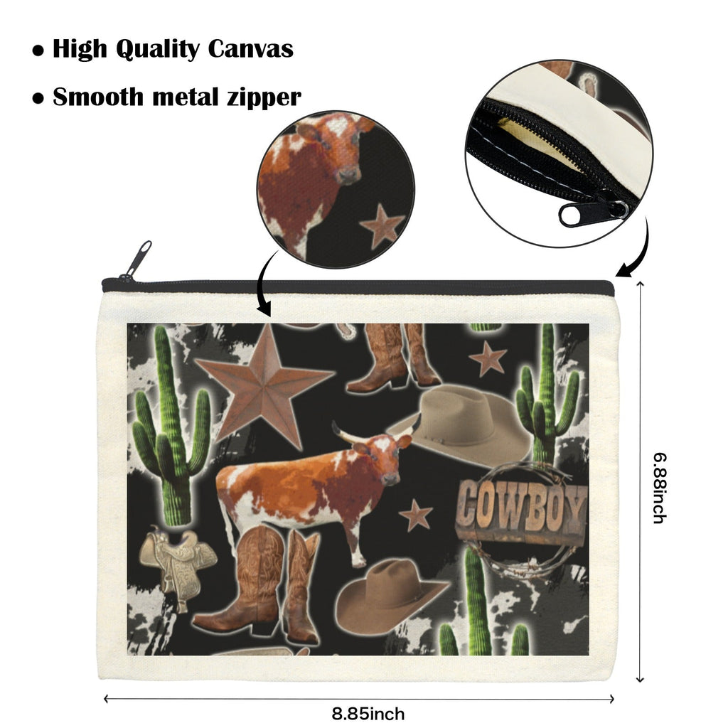 Baha Ranch Western Cosmetic Bag Pack of 5 Made in America Baha Ranch Western Wear