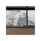 Geometrix GC_DIM1011 Gray 7 ft. 10 in. x 10 ft. 6 in. Contemporary Area Rug with Geometric 3D Effect