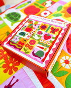 Garden Charms Quilt Kit - Pink/ Green With Love by Kristy