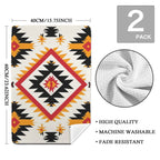 Southwestern Aztec Set of 2 Kitchen Dish Towels Made in America Baha Ranch Western Wear