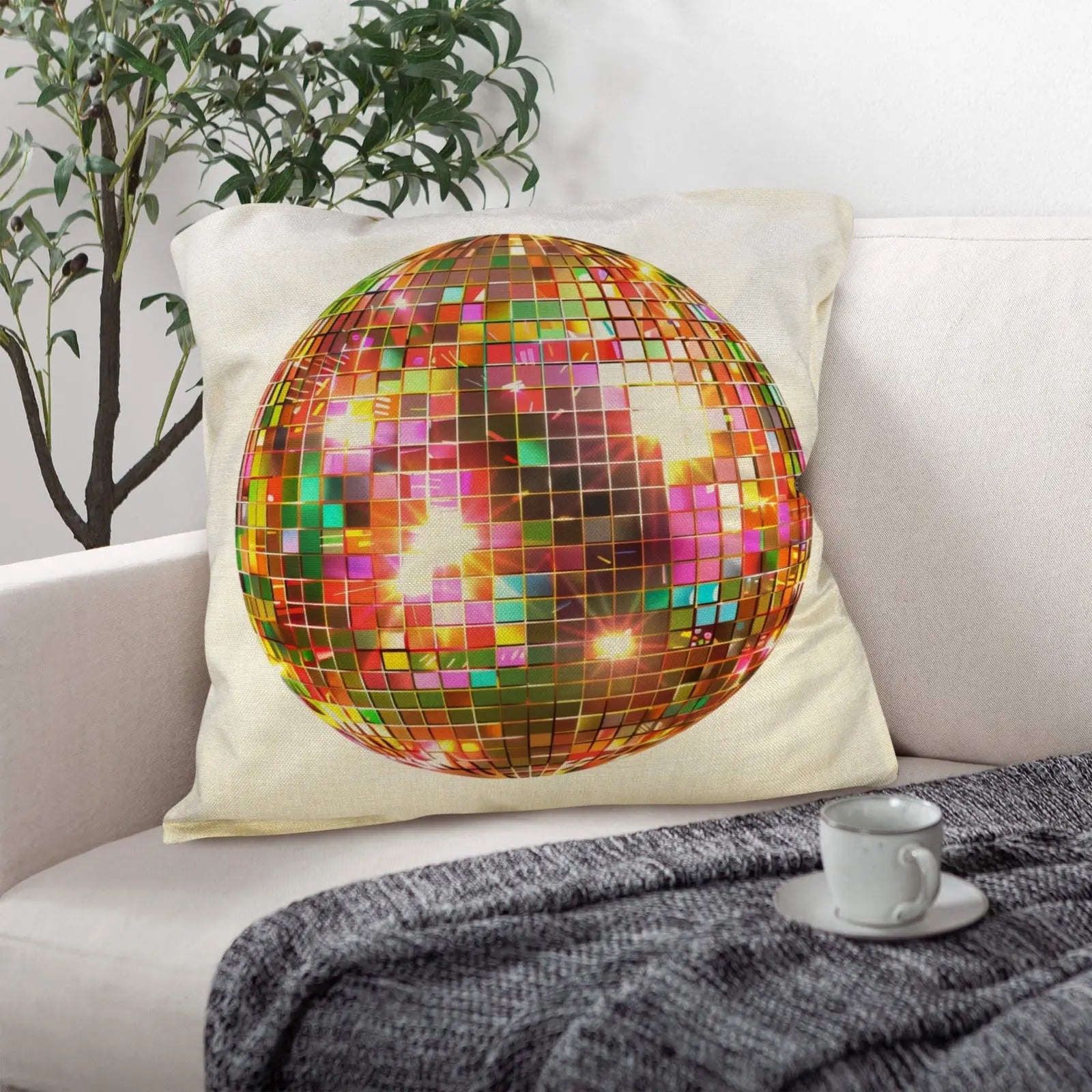 Disco Ball Pillow Case Made in America Baha Ranch Western Wear