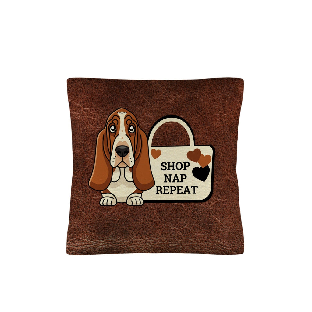 Baha Ranch Basset Hound Shop Nap Repeat Pillow Case Made in America Baha Ranch Western Wear