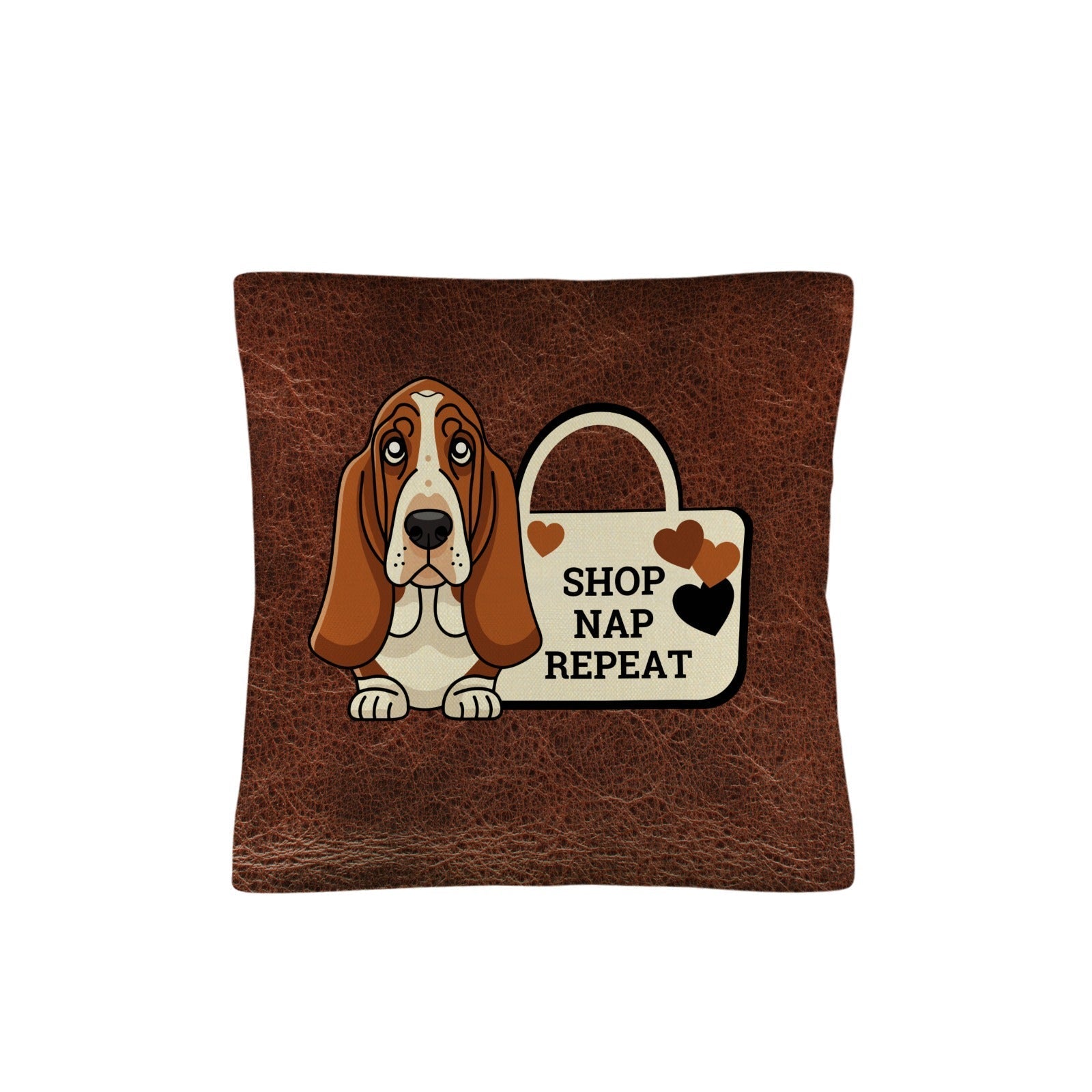Baha Ranch Basset Hound Shop Nap Repeat Pillow Case Made in America Baha Ranch Western Wear