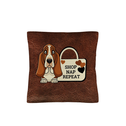 Baha Ranch Basset Hound Shop Nap Repeat Pillow Case Made in America Baha Ranch Western Wear