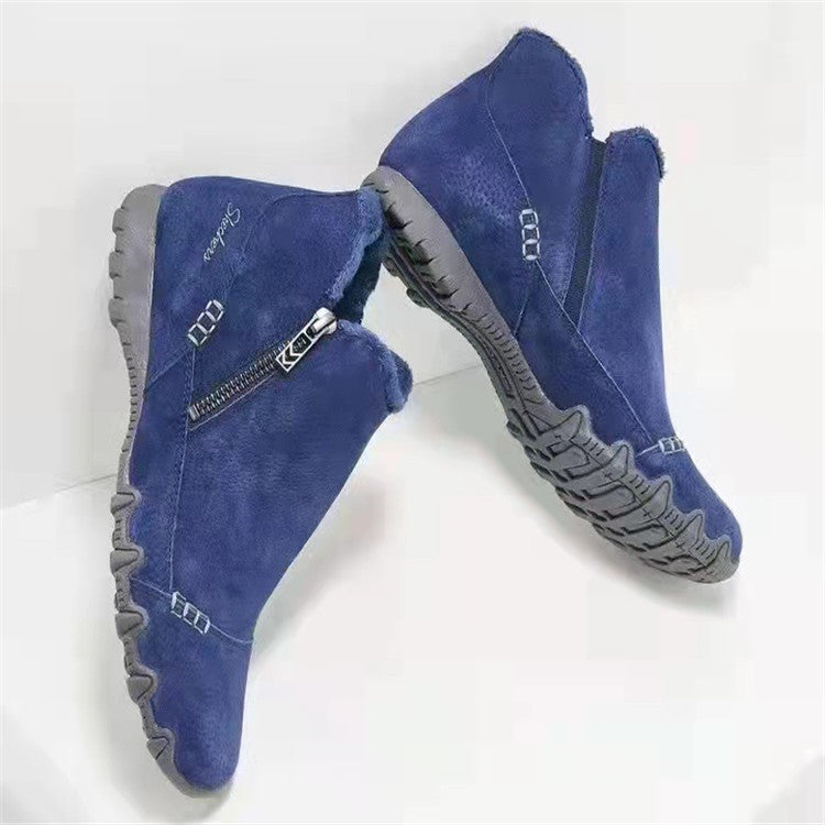Plus Size Plus Velvet Warm Casual Women's Snow Cotton Boots