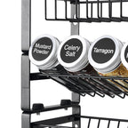 Spice Rack Organizer for Cabinet Kitchen Countertop Seasoning Organizer 18x11 in