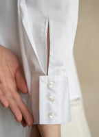 Seconda Oversized White Cotton Business Shirt ETNA