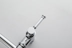 Wall mounted Pot Filler Faucet, Modern Brass Pot Filler Two-Attachment Wall Mount Folding Kitchen Pot Filler Swing Arm