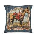 Baha Ranch Vintage Horse Velvety Soft Pillow Case Made in America Baha Ranch Western Wear