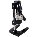 Cast Iron Citrus Juicer , Extra-Large Commercial Grade Manual Hand Press , Heavy Duty Countertop Squeezer for Fresh Orange Juice ,Black Color