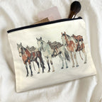 Painted Ranch Horses Cosmetic Bag Pack of 5 Made in America Baha Ranch Western Wear