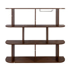 Large Wall Mounted 3 Tier  Rustic Bottle Wine Rack,Multifunctional Wooden Wall Mounted Wine Rack,Storage Rack with Wine Glass Holder,mounted wall Storage winerack Rack for Home Bar Dining Room Decor