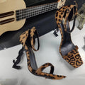 Sandals women's high heels plus size sandals