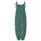 Baha Ranch All Turquoise Overalls Jumpsuit Baha Ranch Western Wear