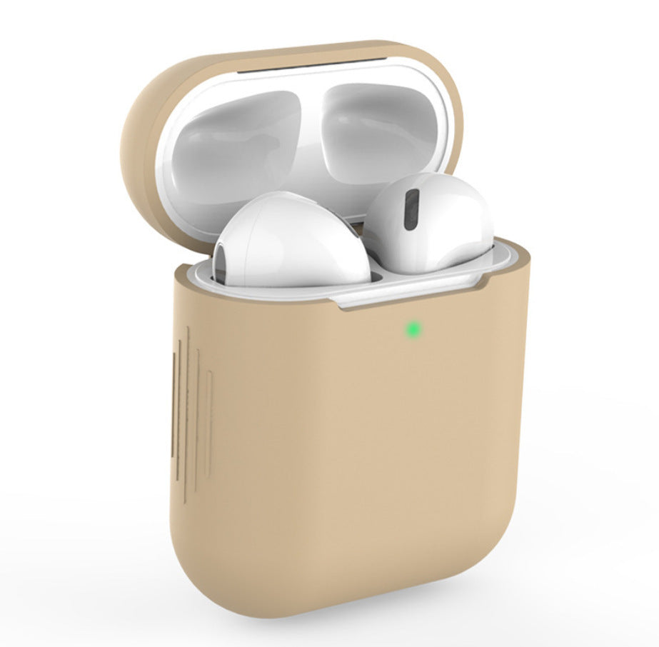 Compatible with Apple, Protective cover for wireless headset set silicone universal new airpods2