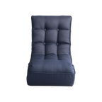 Single sofa reclining chair Japanese chair lazy sofa tatami balcony reclining chair leisure sofa adjustable chair,Navy