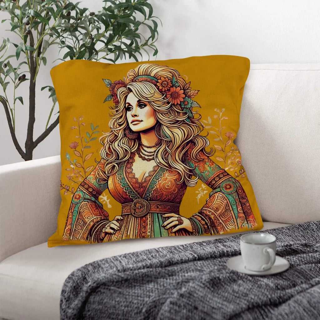 Retro Dolly Pillow Case Made in America Baha Ranch Western Wear