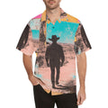Baha Ranch Retro Pop Western Mystery Cowboy Men's Camp Shirt Baha Ranch Western Wear
