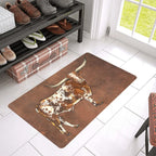 Longhorn Western Floor Mat 30" x 18" Made in America Baha Ranch Western Wear