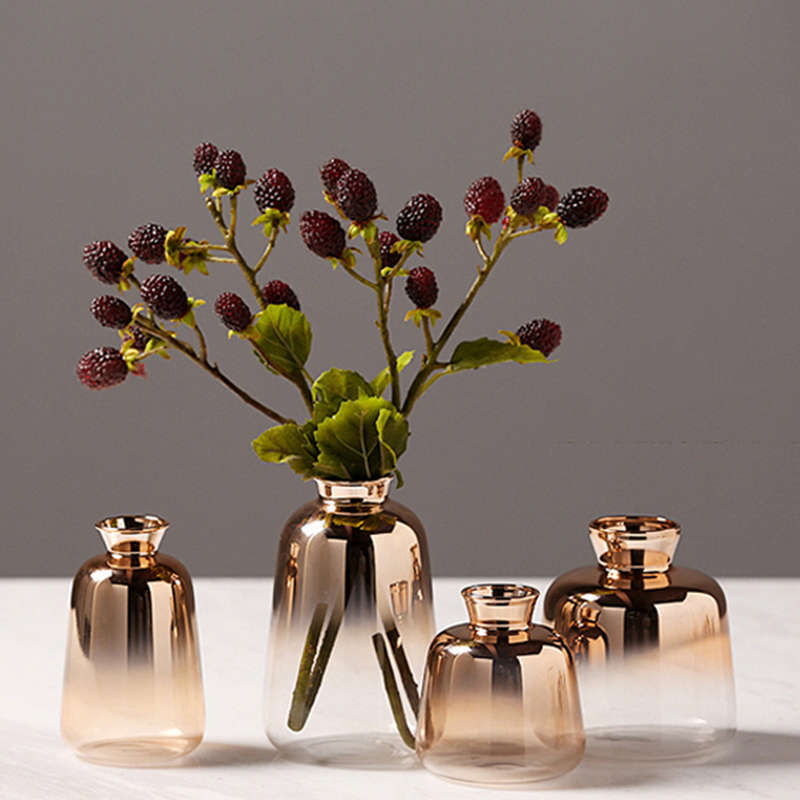 Nordic modern minimalist decoration in glass vase