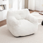 Bean Bag Chair, Bean Bag Sofa Chair with Armrests Stuffed High-Density Foam, Lazy Sofa Comfy Chairs BeanBag Chair for Adults in Living Room,Bedroom Reading